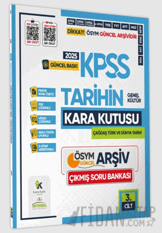 2025 KPSS Tarihin Kara Kutusu 3.Cilt PDF ve Video Çözümlü Konu Özetli 