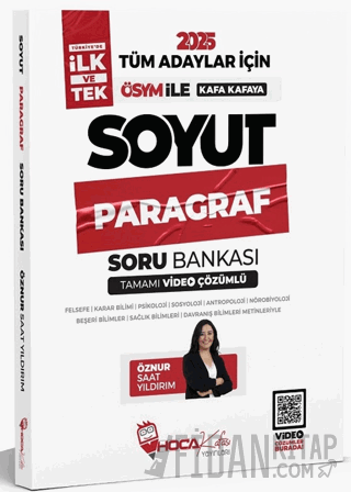 2025 KPSS TYT ALES DGS Soyut Paragraf Soru Bankası Video Çözümlü Öznur