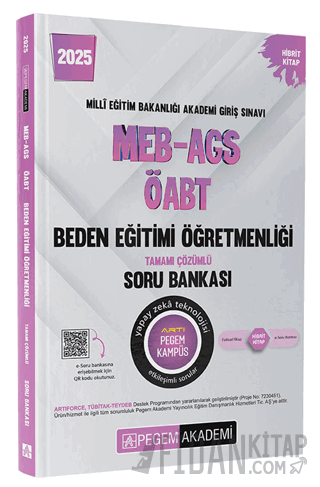 2025 MEB-AGS-ÖABT Beden Eğitimi Tamamı Çözümlü Soru Bankası Kolektif