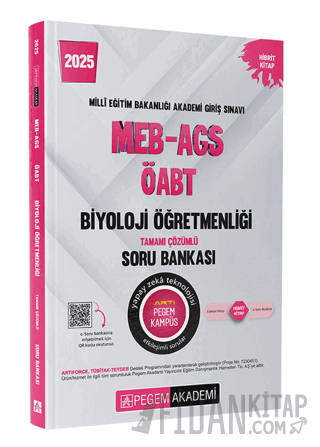 2025 MEB-AGS-ÖABT Biyoloji Tamamı Çözümlü Soru Bankası Kolektif