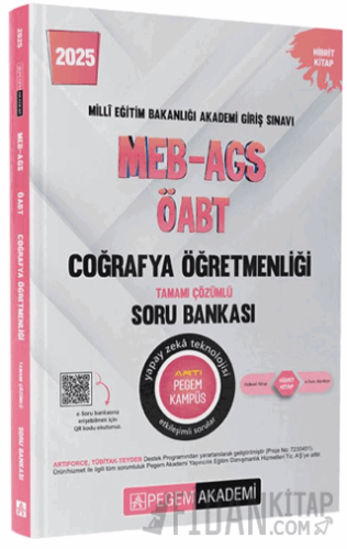 2025 MEB-AGS-ÖABT Coğrafya Öğretmenliği Tamamı Çözümlü Soru Bankası Ko