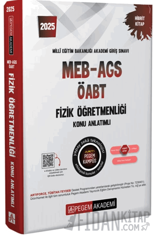 2025 MEB-AGS-ÖABT Fizik Öğretmenliği Konu Anlatımlı Kollektif