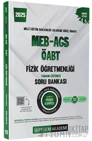 2025 MEB-AGS-ÖABT Fizik Öğretmenliği Tamamı Çözümlü Soru Bankası Kolle