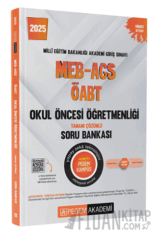 2025 MEB-AGS-ÖABT Okul Öncesi Öğretmenliği Tamamı Çözümlü Soru Bankası