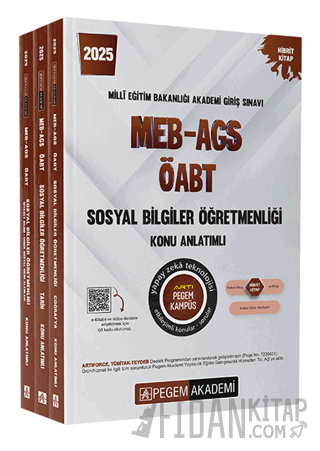 2025 MEB-AGS-ÖABT Sosyal Bilgiler Konu Anlatımlı Kolektif