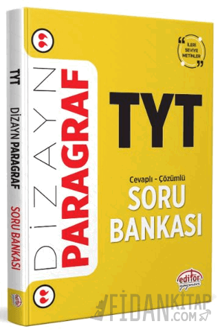 2025 TYT Dizayn Yeni Nesil Sorularla Paragraf Soru Bankası Kolektif