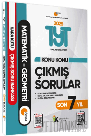 2025 TYT Matematik - Geometri Son 7 Yıl Çıkmış Sorular Kolektif