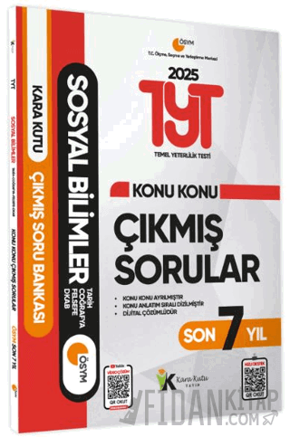 2025 TYT Sosyal Bilimler Son 7 Yıl Çıkmış Sorular Kolektif