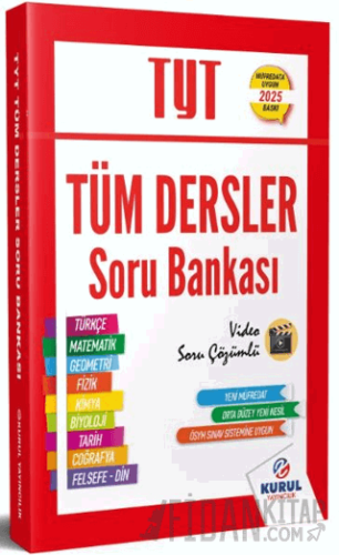 2025 TYT Tüm Dersler Soru Bankası Kolektif