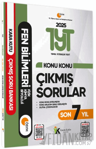 2025 YKS-TYT FEN Bilimleri Son 7 Yıl Çıkmış Sorular Kolektif