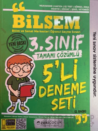 3. Sınıf Bilsem 5'li Deneme Seti Kolektif