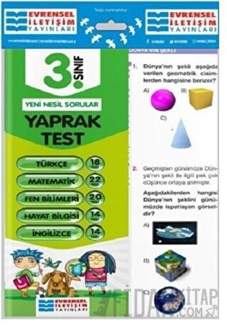 3. Sınıf Tüm Dersler Yaprak Test Kolektif