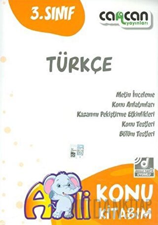 3. Sınıf Türkçe Konu Kitabım Kolektif