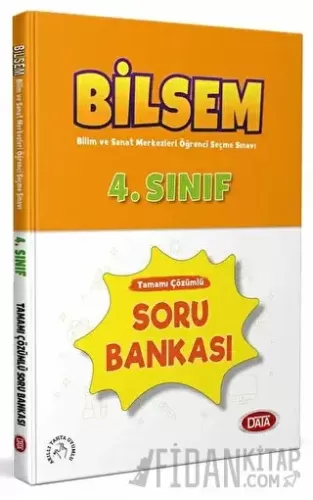 4. Sınıf Bilsem Tamamı Çözümlü Soru Bankası Data Yayınları Kolektif