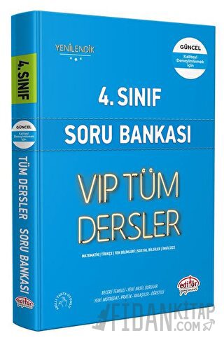 4. Sınıf VIP Tüm Dersler Soru Bankası Mavi Kitap Kolektif