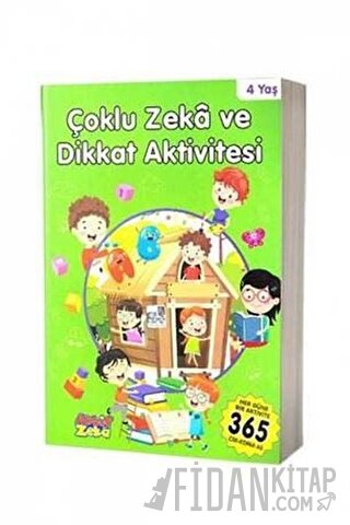 4 Yaş Çoklu Zeka ve Dikkat Aktivitesi - Yeşil Kitap Kolektif