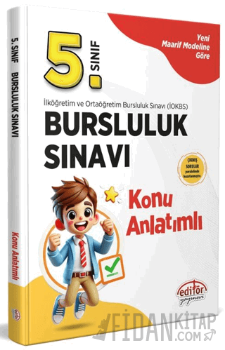 5.Sınıf Bursluluk Sınavı Konu Anlatımlı Karekod Çözümlü Komisyon