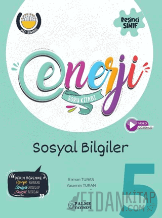 5. Sınıf Enerji Sosyal Bilgiler Soru Kitabı Erman Turan