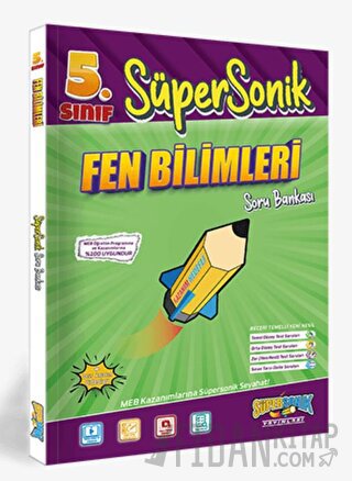 5. Sınıf Fen Bilimleri Soru Bankası Süpersonik Yayınları Kolektif