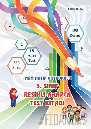 5. Sınıf Resimli Arapça Test Kitabı Hasan Akreş