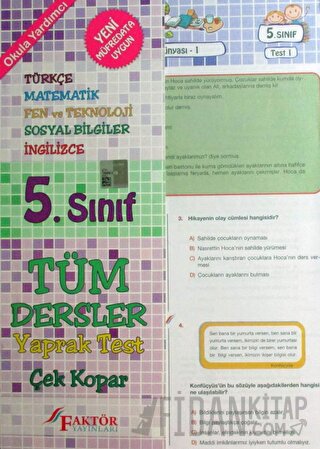 5. Sınıf Tüm Dersler Yaprak Test Kolektif