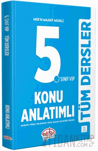 5. Sınıf VIP Tüm Dersler Konu Anlatımlı Kolektif