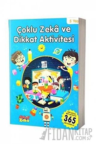 5 Yaş Çoklu Zeka ve Dikkat Aktivitesi - Mavi Kitap Kolektif