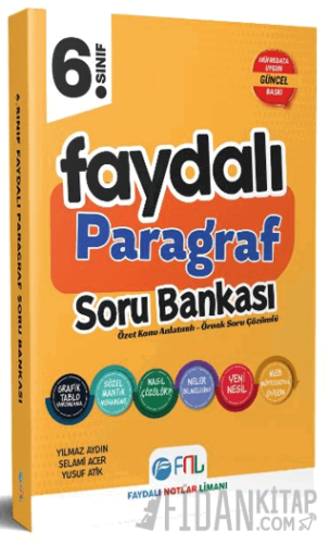 6. Sınıf Faydalı Paragraf Soru Bankası Yılmaz Aydın