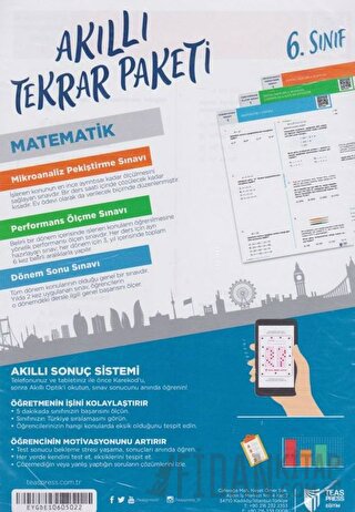 6. Sınıf Matematik Akıllı Tekrar Paketi Kolektif