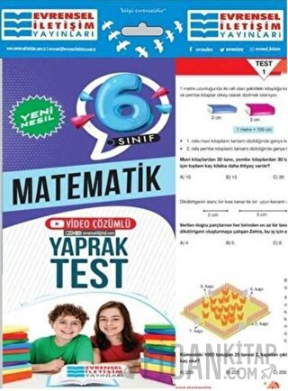 6. Sınıf Matematik Yeni Nesil Video Çözümlü Yaprak Test Kolektif