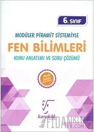 6. Sınıf Modüler Piramit Sistemiyle Fen Bilimleri Konu Anlatımı ve Sor