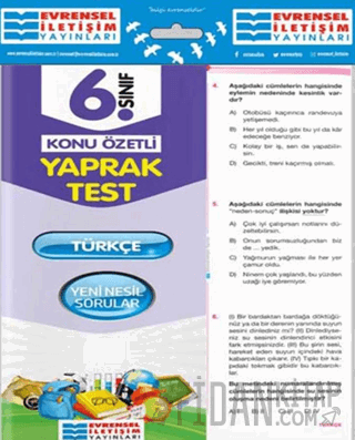 6. Sınıf Türkçe Konu Özetli Yaprak Test Kolektif