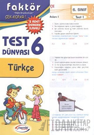 6. Sınıf Türkçe Test Dünyası Kolektif