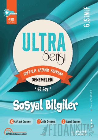 6. Sınıf Ultra Serisi Sosyal Bilgiler Denemeleri 41 Föy Suat Atasever