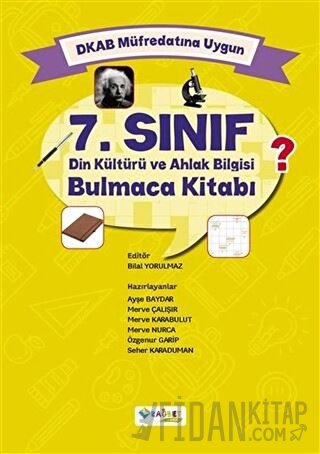 7. Sınıf Din Kültürü ve Ahlak Bilgisi Bulmaca Kitabı Ayşe Baydar