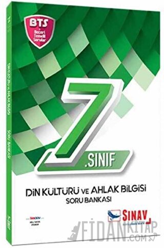 7. Sınıf Din Kültürü Ve Ahlak Bilgisi Soru Bankası Bts Kolektif