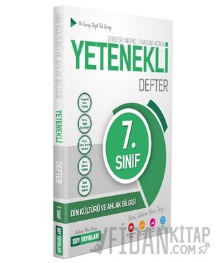 7. Sınıf Din Kültürü ve Ahlak Bilgisi Yetenekli Defter Kolektif