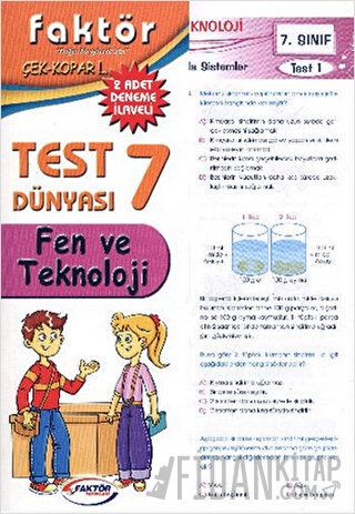 7. Sınıf Fen ve Teknoloji Test Dünyası Kolektif