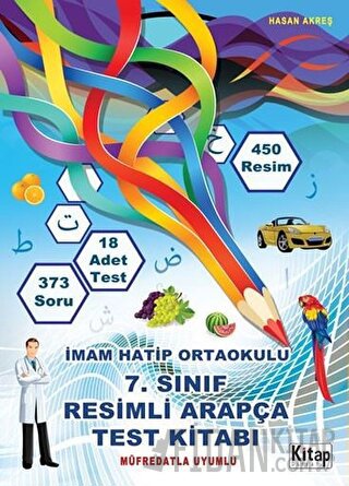 7. Sınıf Resimli Arapça Test Kitabı Hasan Akreş