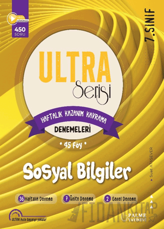 7. Sınıf Ultra Serisi Sosyal Bilgiler Denemeleri 45 Föy Suat Atasever