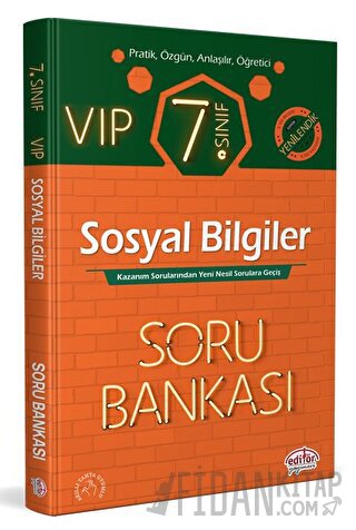 7. Sınıf VIP Sosyal Bilgiler Soru Bankası Kolektif