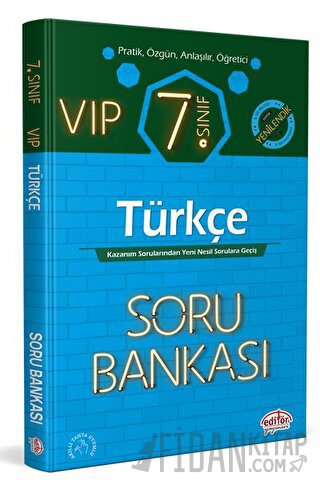 7. Sınıf VIP Türkçe Soru Bankası Kolektif