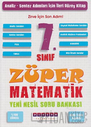 7. Sınıf Züper Matematik Yeni Nesil Soru Bankası Kolektif