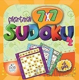 7x7 Çıkartmalı Sudoku - 4 (Çıkartmalı) Kolektif