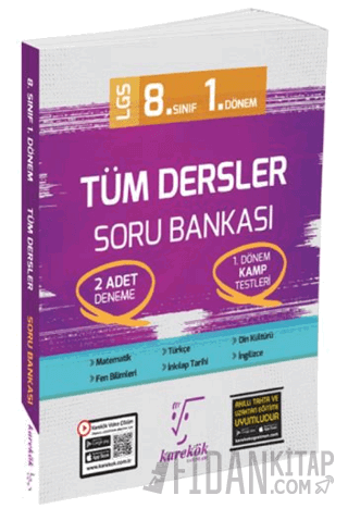 8. Sınıf 1. Dönem Tüm Dersler Soru Bankası Kolektif