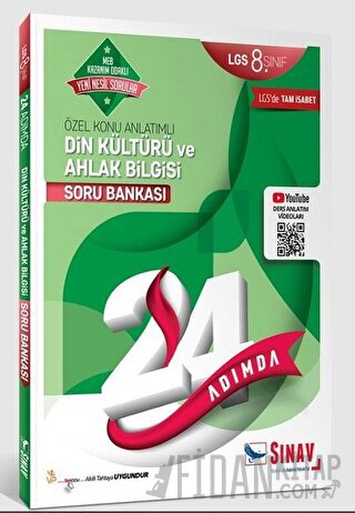 8. Sınıf 24 Adımda Din Kültürü ve Ahlak Bilgisi Soru Bankası Kolektif