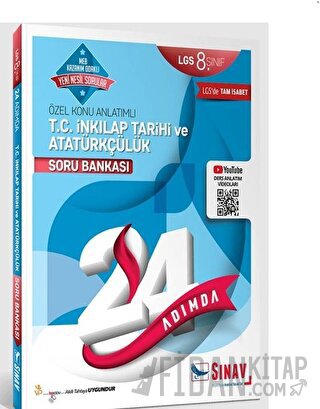 8. Sınıf 24 Adımda T.C. İnkılap Tarihi ve Atatürkçülük Soru Bankası Ko