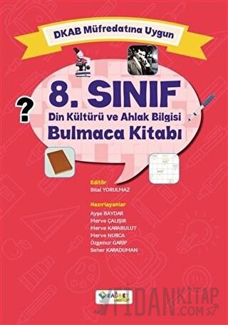 8. Sınıf Din Kültürü ve Ahlak Bilgisi Bulmaca Kitabı Ayşe Baydar