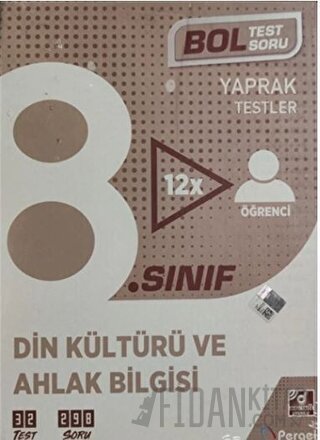 8. Sınıf Din Kültürü ve Ahlak Bilgisi Kutu Test Kolektif