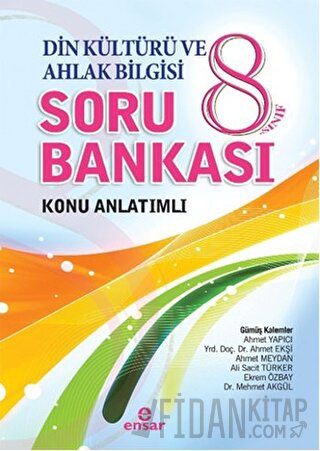 8. Sınıf Din Kültürü ve Ahlak Bilgisi Soru Bankası Konu Anlatımlı Kole